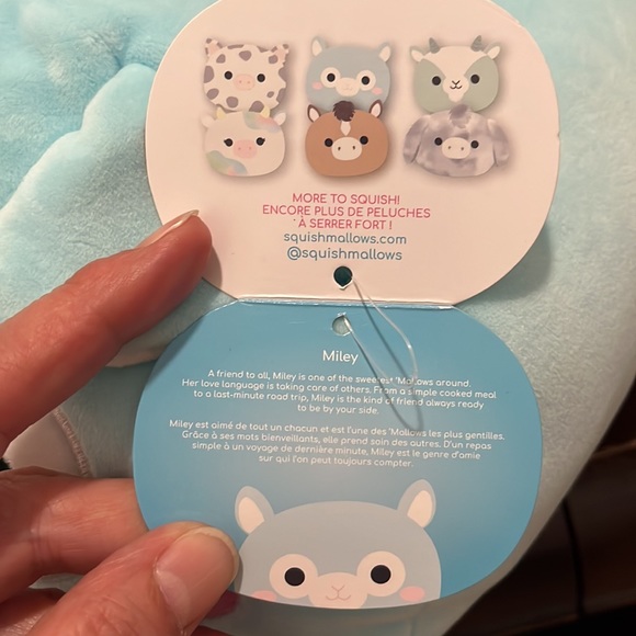 Miley Llama Stackable w/rainbow belly Squishmallow 12” - Picture 3 of 5